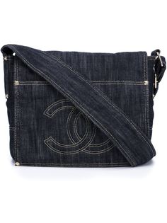 джинсовая сумка с логотипом Chanel Vintage