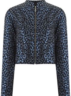 abstract print bomber jacket Giuliana Romanno