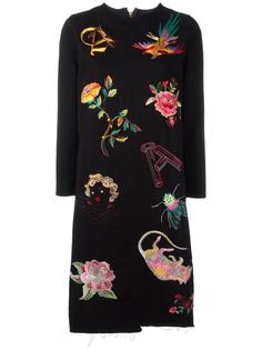 embroidered details dress Aries