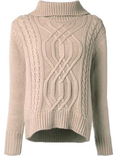 cable knit turtleneck jumper Guild Prime