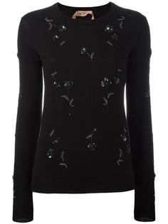 beaded flower jumper Nº21