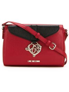 logo plaque crossbody bag Love Moschino
