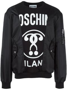 bomber patchwork sweatshirt Moschino