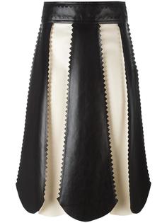striped A-line skirt Salvatore Ferragamo