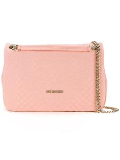 embossed shoulder bag Love Moschino