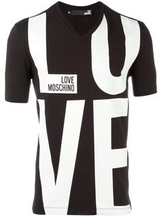 logo print T-shirt Love Moschino