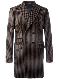 Embroidered wool coat Tonello