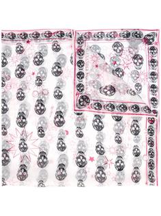 skull and star scarf Alexander McQueen