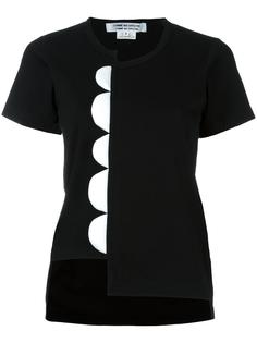 asymmetric scalloped T-shirt Comme Des Garçons Comme Des Garçons