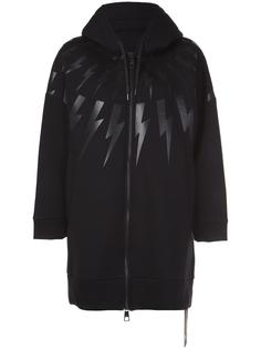 'Bolt' long hoodie Neil Barrett
