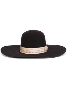 фетровая шляпа с контрастной лентой Nick Fouquet