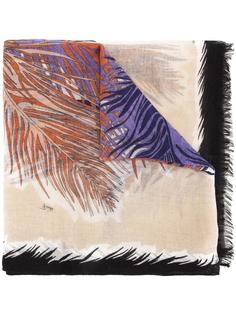 feather print scarf Emilio Pucci