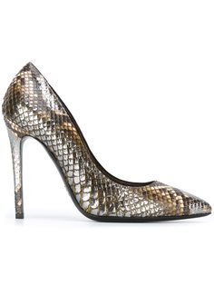 туфли с эффектом металлик  Ermanno Scervino