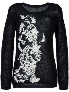джемпер с цветочной вышивкой Ermanno Scervino