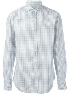 рубашка в клетку  Brunello Cucinelli