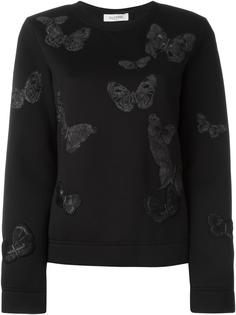 толстовка с вышивкой  Valentino