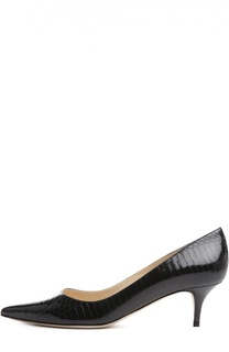 Кожаные туфли Aza с тиснением Jimmy Choo