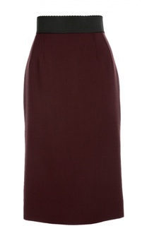 Облегающая юбка с широким поясом Dolce &amp; Gabbana