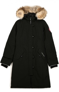 Куртка с меховой отделкой капюшона Canada Goose