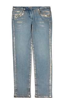 Джинсы с декоративной отделкой Roberto Cavalli