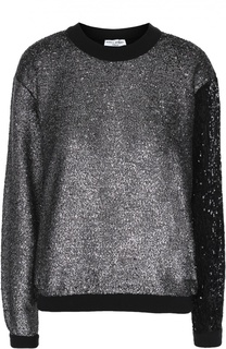 Пуловер с круглым вырезом и металлизированной отделкой Sonia Rykiel