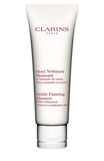 Очищающий пенящийся крем с экстрактом хлопка Doux Nettoyant Clarins