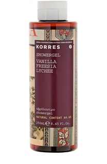 Гель для душа Vanilla Freesia Showergel Korres