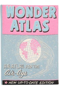 Клатч в виде книги с аппликацией Wonder Atlas Olympia Le-Tan