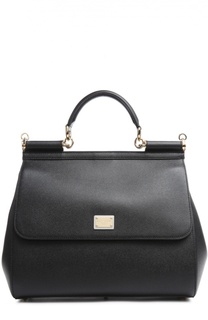Сумка Sicily large с зеркалом Dolce &amp; Gabbana