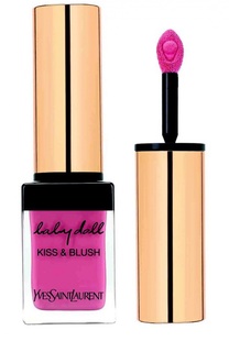 Блеск для губ и румяна Baby Doll Kiss &amp; Blush 03 Rose Libre YSL