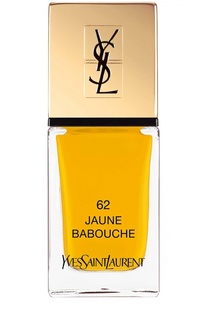 Лак для ногтей La Laque Couture 62 Jaune Babouche YSL