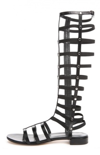 Кожаные сандалии Gladiator с заклепками Stuart Weitzman