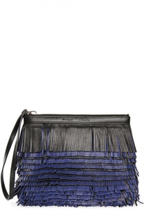 Кожаный клатч с бахромой Proenza Schouler