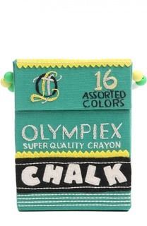 Клатч в форме упаковки мелков с вышивкой Olympia Le-Tan