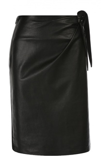 Кожаная юбка Diane Von Furstenberg