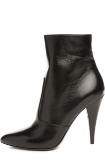 Кожаные ботильоны Fetish на шпильке Saint Laurent