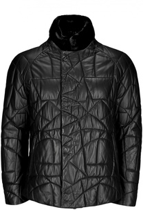 Кожаная куртка Giorgio Armani