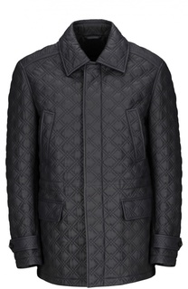 Кожаная куртка Brioni