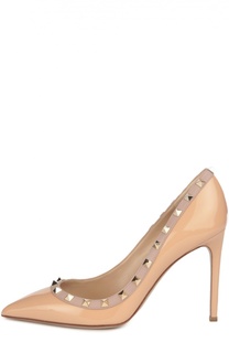 Лаковые туфли Rockstud на шпильке Valentino