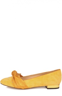Замшевые балетки Eccentric Kitty Charlotte Olympia