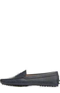 Кожаные мокасины Gommini с перемычкой Tod’s