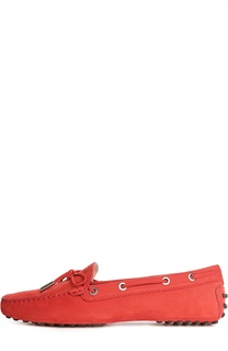 Кожаные мокасины Heaven с бантом Tod’s