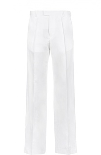 Широкие брюки из смеси хлопка со льном Dries Van Noten