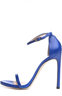 Кожаные босоножки Nudist на шпильке Stuart Weitzman