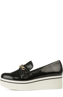 Лаковые лоферы Binx на танкетке Stella McCartney