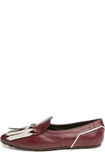 Туфли домашние Gomma с бахромой Tod’s