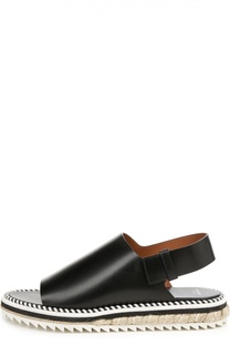 Кожаные сандалии на контрастной подошве Givenchy