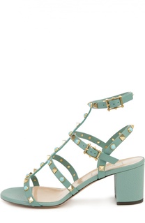 Босоножки Rockstud Rolling на устойчивом каблуке Valentino