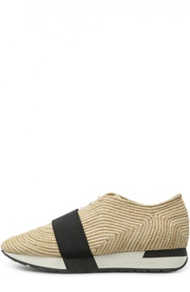 Плетеные кроссовки с эластичной вставкой Balenciaga