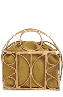 Сумка Rattan Tote Charlotte Olympia